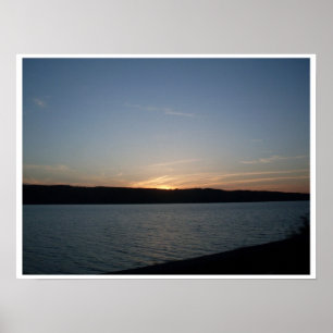 Póster LAGO DE DEDO, poster DE CAYUGA
