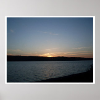 Póster LAGO DE DEDO, poster DE CAYUGA