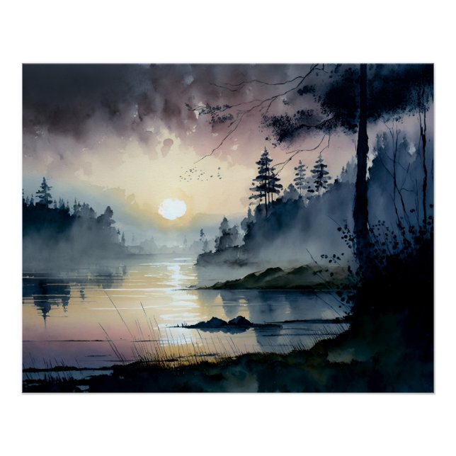 Póster Lago de Dusk (Anverso)