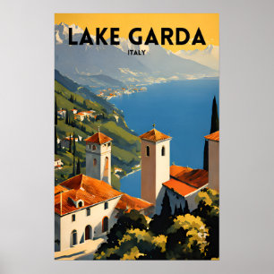Póster Lago de Garda Italia