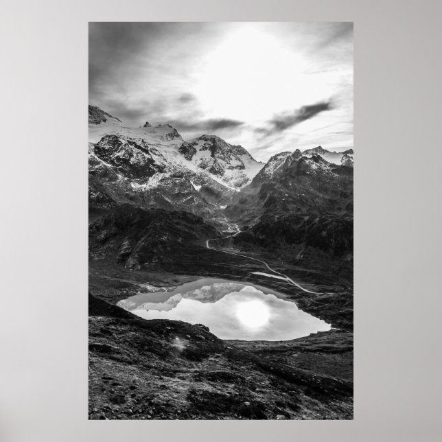 PÓSTER LAGO DE MONTAÑA (Frente)