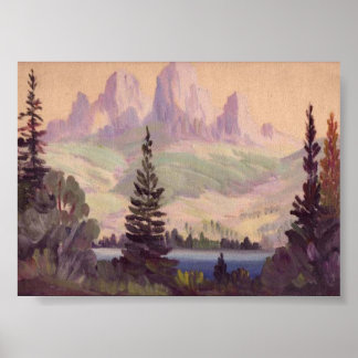 Póster Lago de montaña