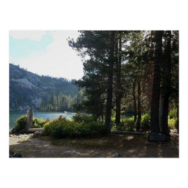 Póster Lago de montaña (Anverso)