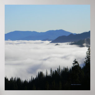 Póster Lago de niebla......