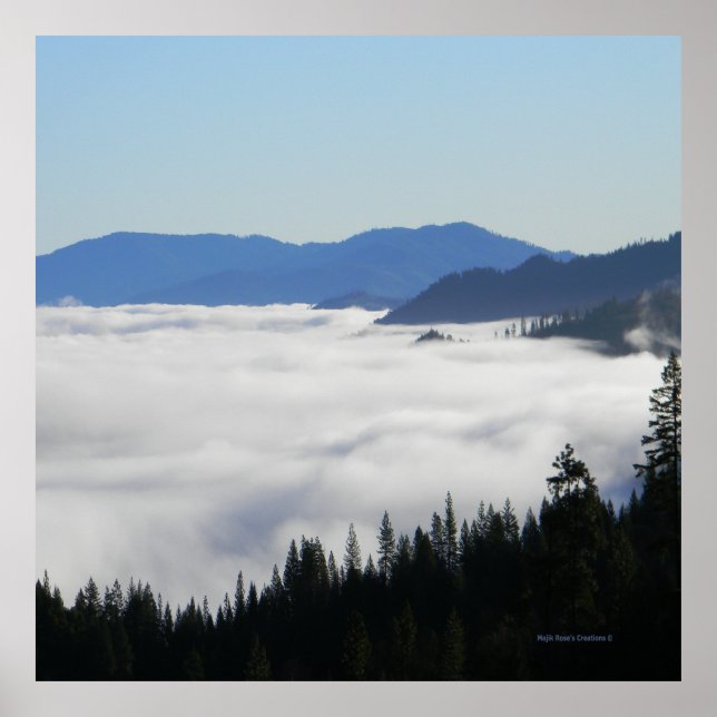 Póster Lago de niebla...... (Frente)