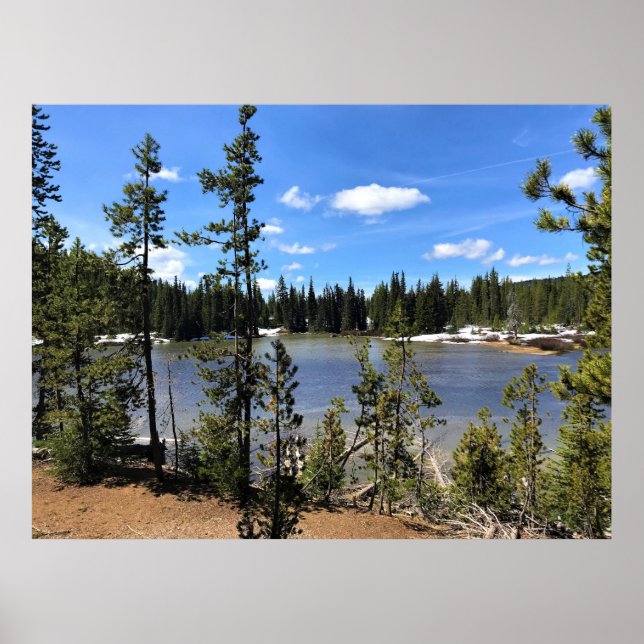 Póster Lago del diablo, Oregón (Frente)