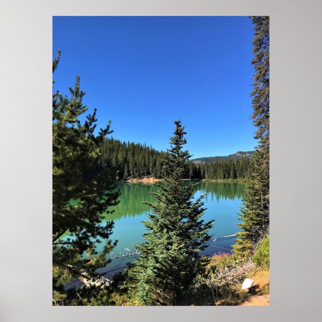 Póster Lago del diablo, Oregón (Frente)