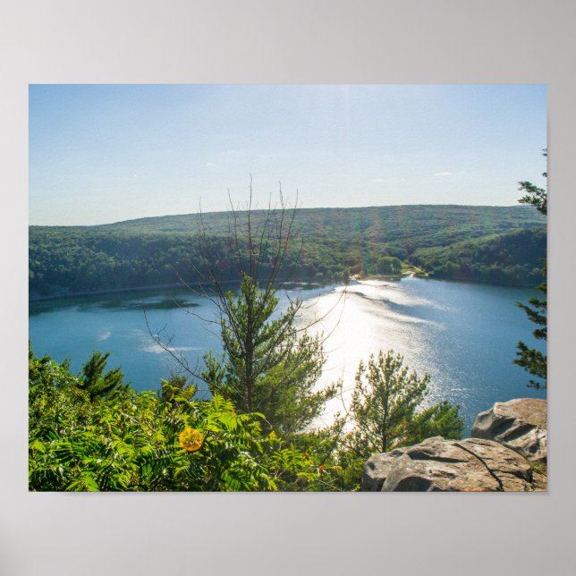 Póster Lago del diablo, Wisconsin (Frente)