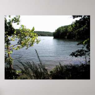 Póster Lago del Parque Estatal Ozarks