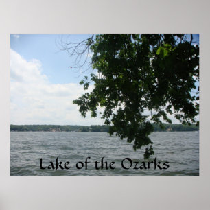 Póster Lago del poster de Ozarks
