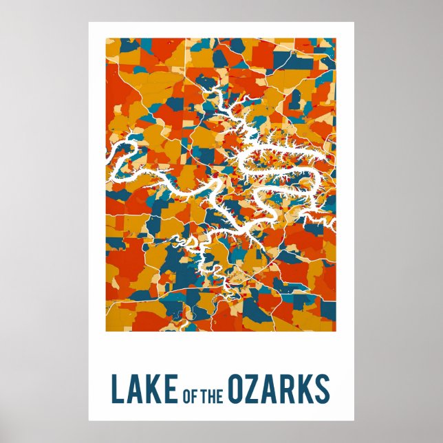 Póster Lago del Poster Ozarks (Frente)