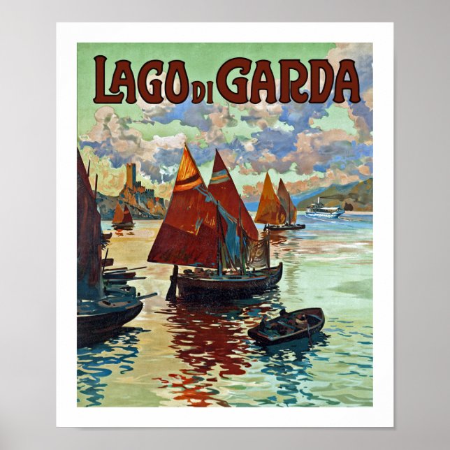 Póster Lago di Garda (Frente)