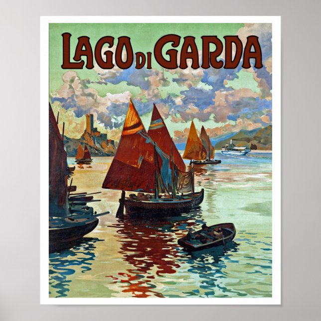 Póster Lago di Garda (Frente)