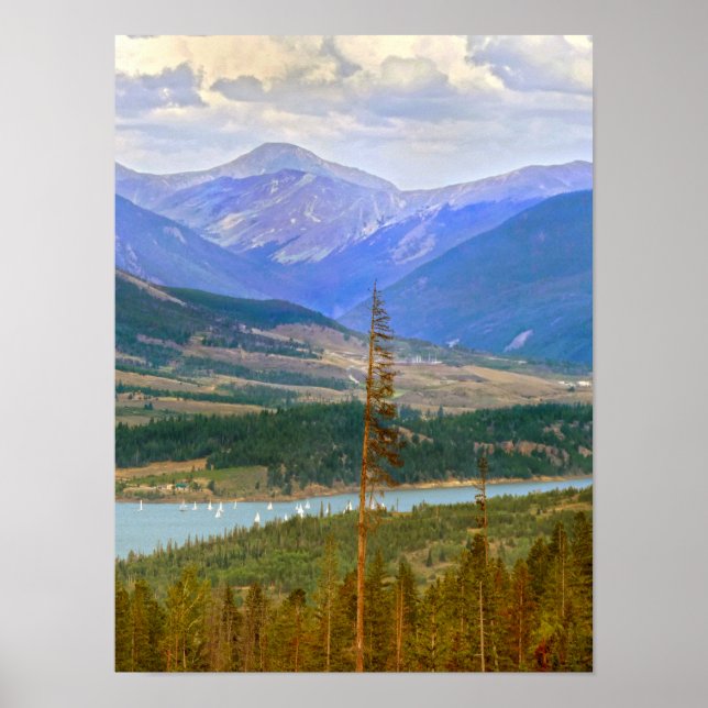 Póster Lago Dillon Regatta, Colorado (Frente)