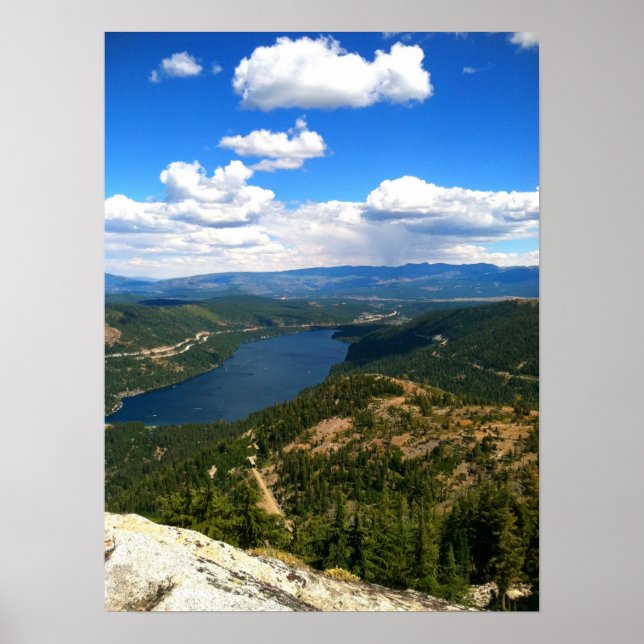Póster Lago Donner, California (Frente)