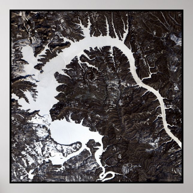 Póster Lago Dragon Siberia (Frente)