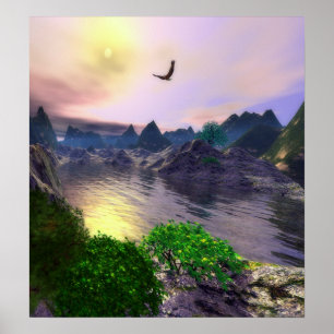 Póster Lago eagle