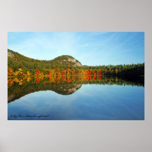 Póster Lago Echo, New Hampshire