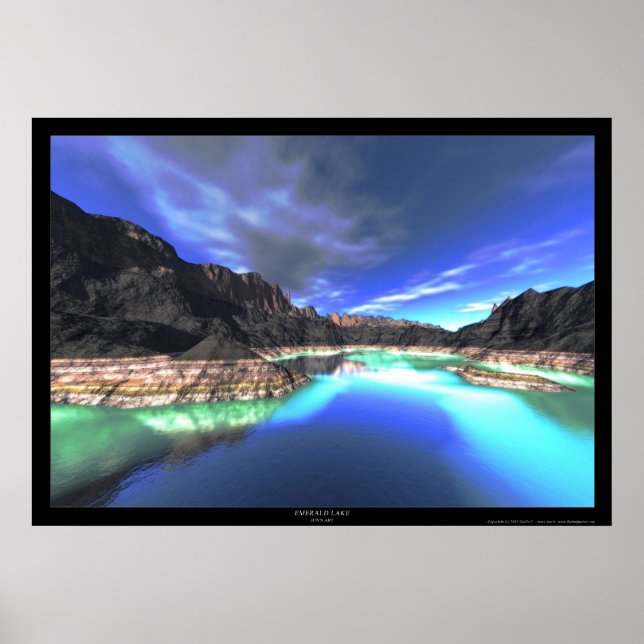 Póster Lago Esmeralda (Frente)