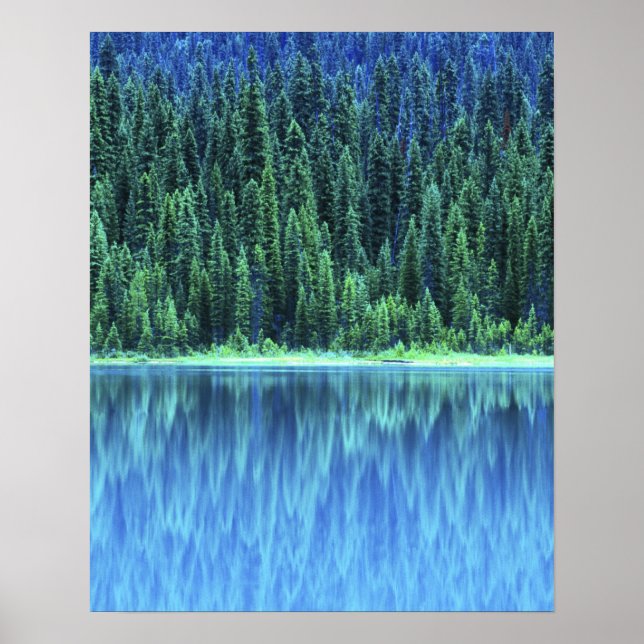 Póster Lago Esmeralda, Yoho NP, BC, Canadá (Frente)