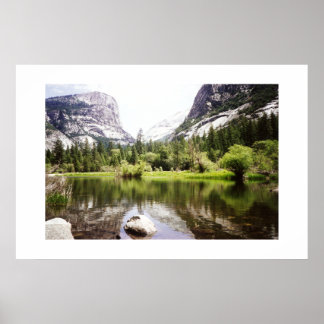 Póster Lago Espejo Yosemite