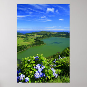 Póster Lago Furnas, Azores
