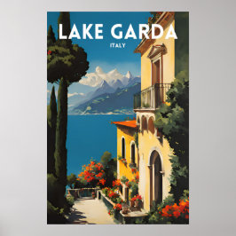 Póster Lago Garda
