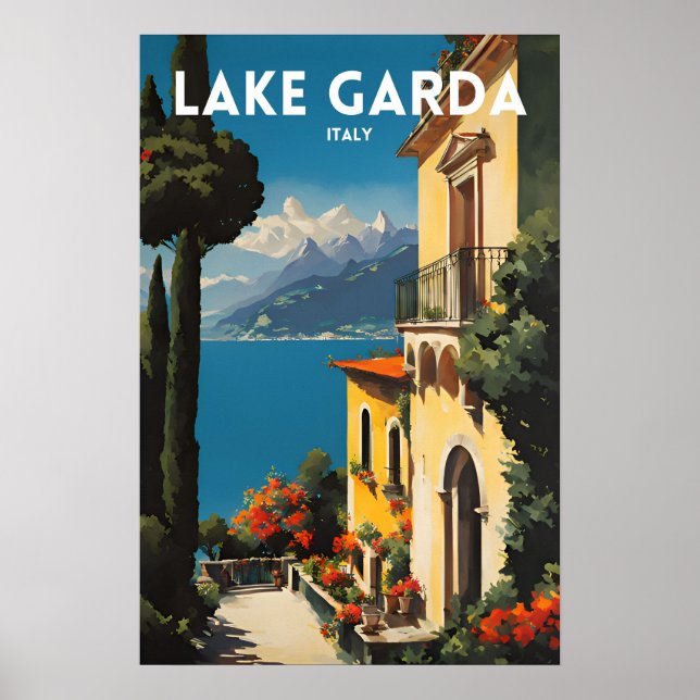 Póster Lago Garda (Frente)