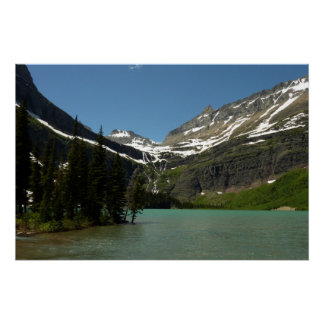 Póster Lago Grinnell en el Parque Nacional Glaciar