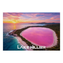 PÓSTER LAGO HILLIER - AUSTRALIA