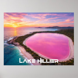 PÓSTER LAGO HILLIER - AUSTRALIA
