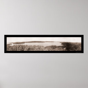 Póster Lago Hopatcong, NJ Photo 1909
