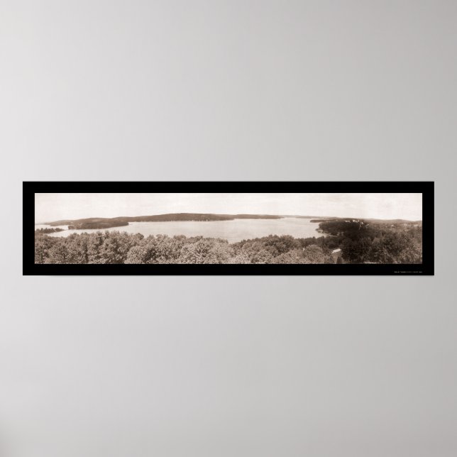 Póster Lago Hopatcong, NJ Photo 1909 (Frente)
