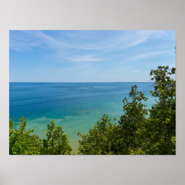 Póster Lago Huron Lookout (Frente)