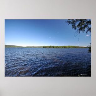 Póster Lago indio en los Adirondacks. huella 08 220