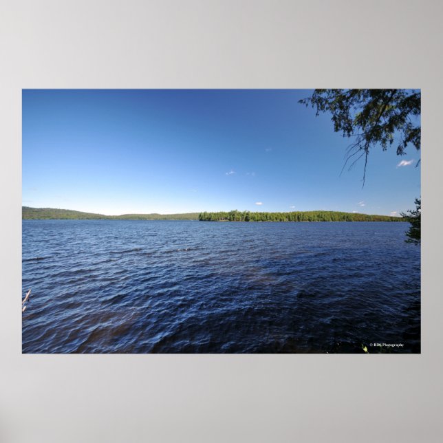 Póster Lago indio en los Adirondacks. huella 08 220 (Frente)