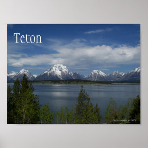 Póster Lago Jackson, Parque Nacional de Grand Teton, WY