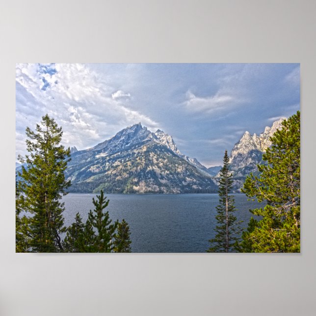 Póster Lago Jenny en el Parque Nacional Grand Teton, Wyom (Frente)