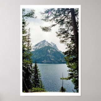 Póster Lago Jenny/Parque Nacional Grand Teton