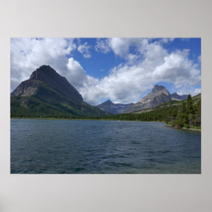 Póster Lago Josephine en el Parque Nacional Glaciar