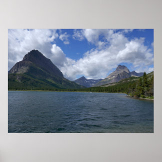 Póster Lago Josephine en el Parque Nacional Glaciar