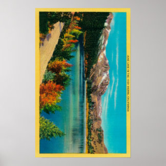 Póster Lago June en el condado High SierraMono, CA