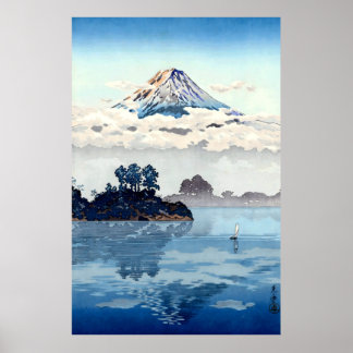 Póster Lago Kawaguchi Tago Koitsu