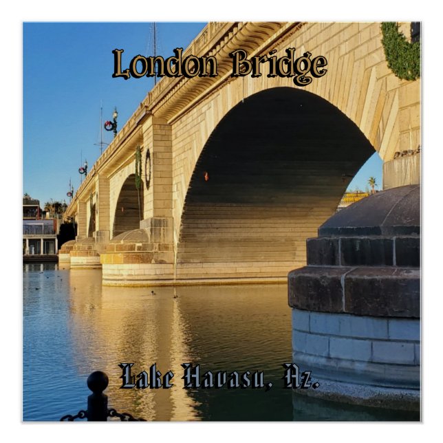 Póster Lago London Bridge Havasu (Anverso)
