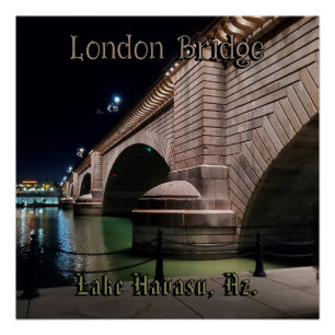 Póster Lago London Bridge Havasu