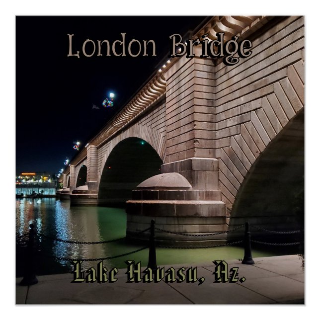 Póster Lago London Bridge Havasu (Anverso)