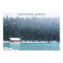Lago Louise Alberta Canadá Fotografía en invierno