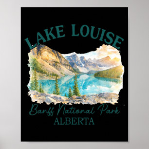 Póster Lago Louise Alberta Parque Nacional Banff Canadá