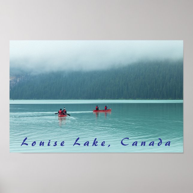 Póster Lago Louise, Canadá (Frente)