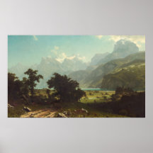 Lago Lucerne - Poster Bella Artes Albert Bierstadt